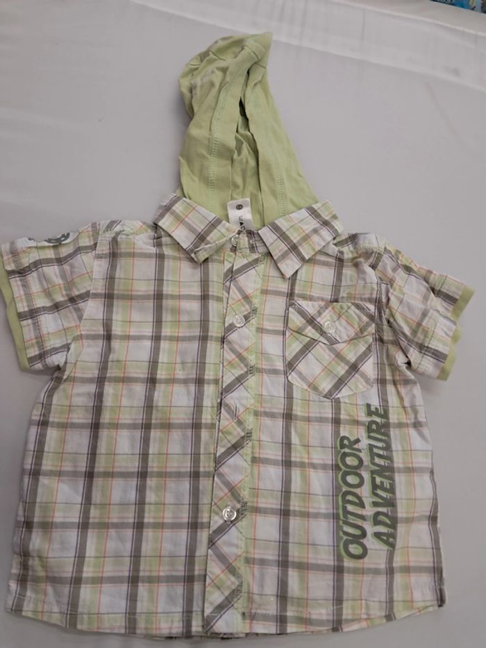 tee shirt chemise garcon 18 mois