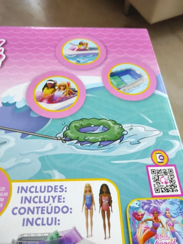 Barbie bateau mermaid power inclus 1o pièces neuf - photo numéro 9
