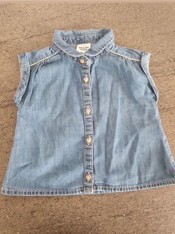 Chemisier en jean.