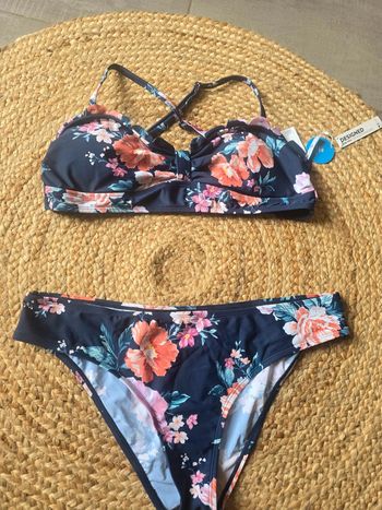 Bikini sublime fleurie style vintage taille xl neuf