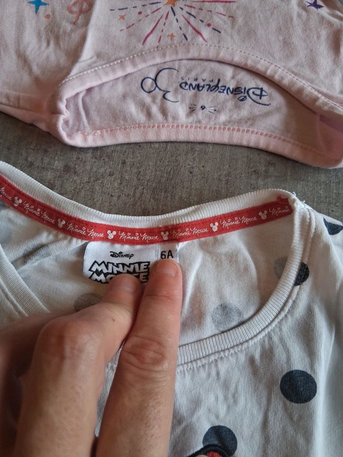 T-shirt manches courtes 6ans disney minnie - photo numéro 2