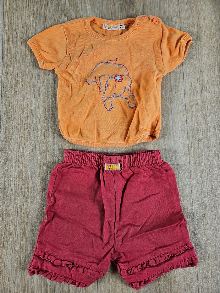 Lot 19 pièces vêtements bébé fille 6 mois printemps été mi saison - photo numéro 4