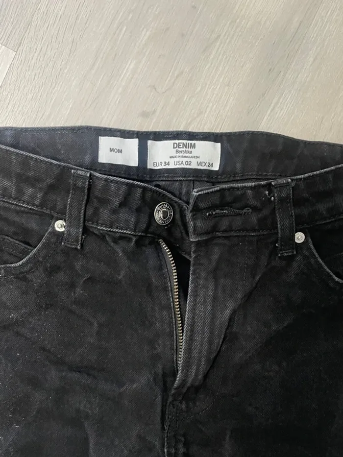 Jeans Mom Bershka noir - photo numéro 2