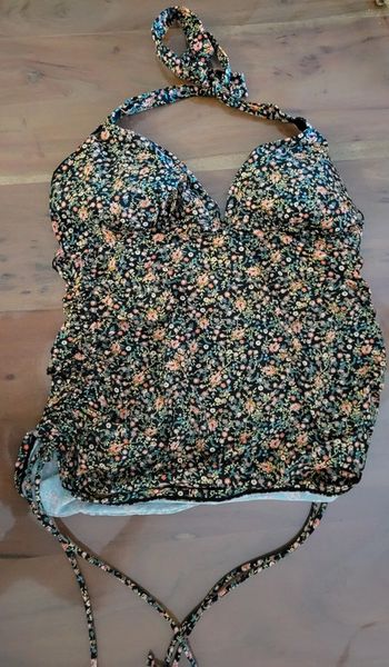 Haut maillot de bain grossesse Liberty/fleurs