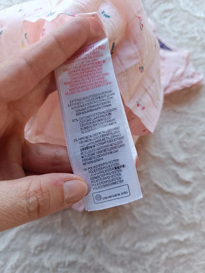 Robe Fille 18 mois Fleurs papillon Sergent major - photo numéro 8