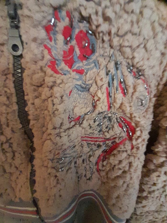 Manteau plusieurs couleurs et plusieurs textures - photo numéro 3
