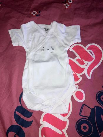 Lot 4 bodies blanc gris