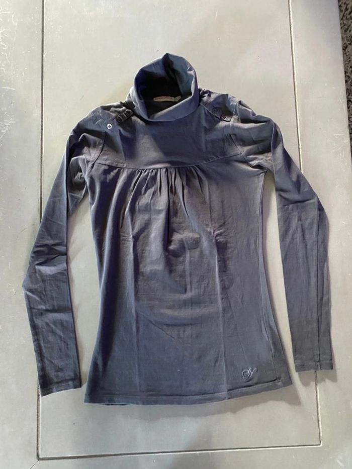 Sous pull col roulé Springfield gris taille S - photo numéro 10