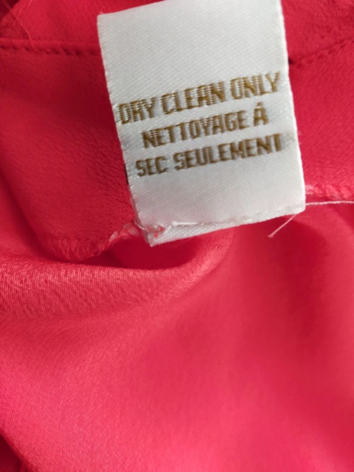 Robe rouge 100 % soie – Bel Air – Taille 2 - photo numéro 17