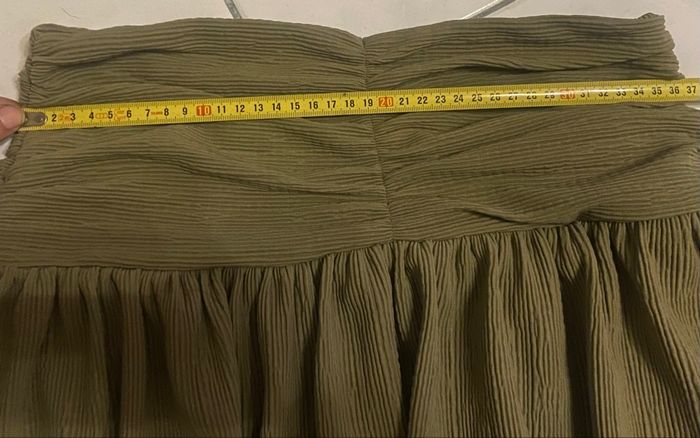 Jupe-short »Cache-Cache »vert kaki - photo numéro 5