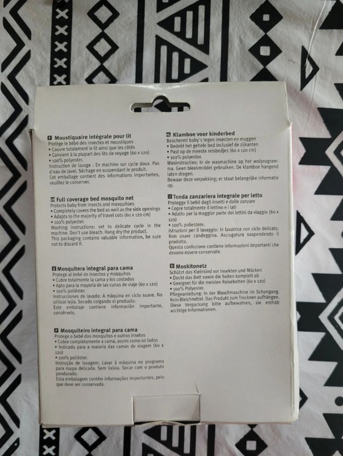 Moustiquaire intégrale lit bébé - Tigex - photo numéro 2