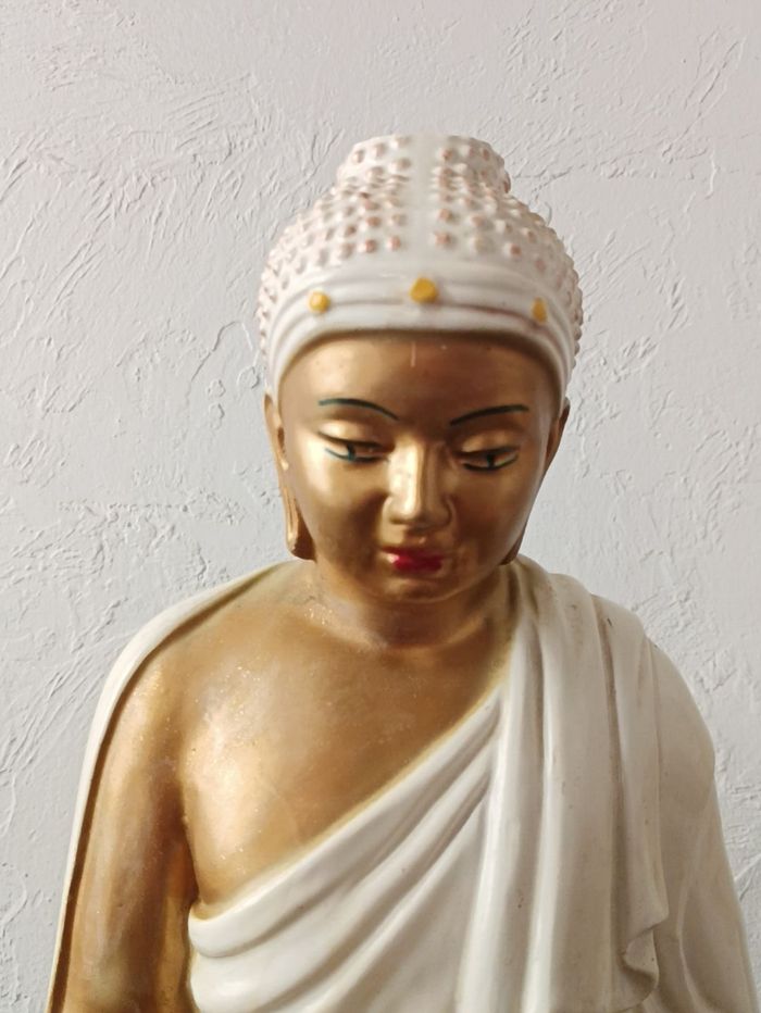 Bouddha blanc Lotus - photo numéro 8