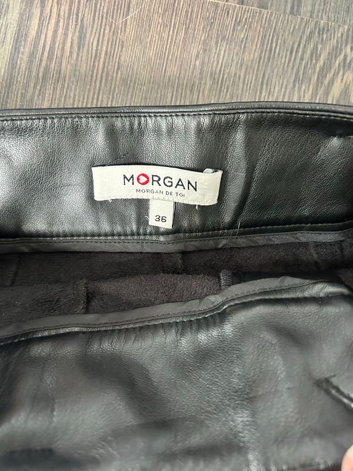 Short Morgan taille 36 en faux cuir noir - photo numéro 2