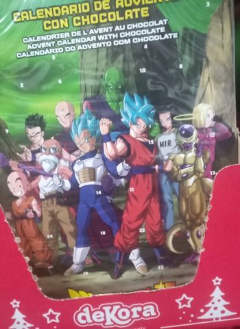Calendrier  de l avent neuf bon jusqu' en 2027 dragon ball z