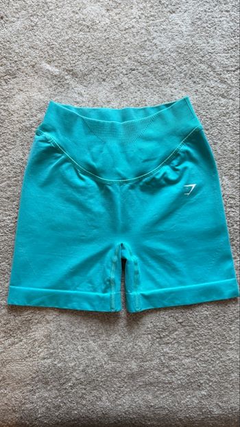 Gymshark Short Seamless Vert Femme – Taille S – Short Sport Fitness Musculation – Très bon état