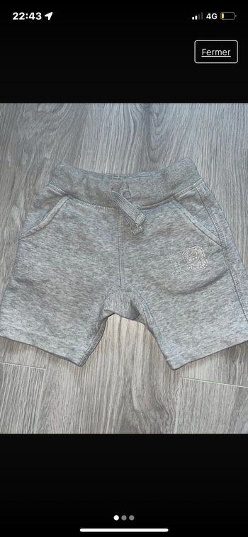 Short gris ZARA 2/3 ans