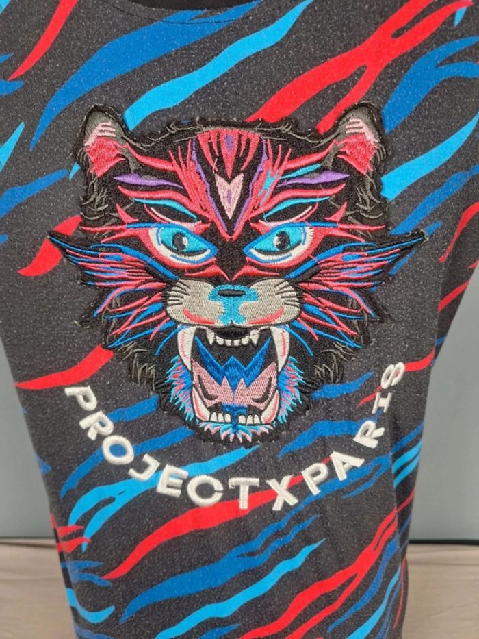 tee shirt projet x paris multicolore homme taille S full broderie (475) - photo numéro 3