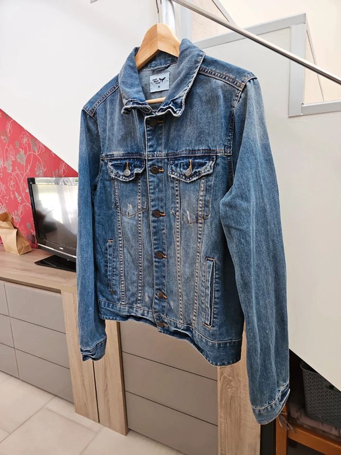 Veste en jean taille M - photo numéro 2