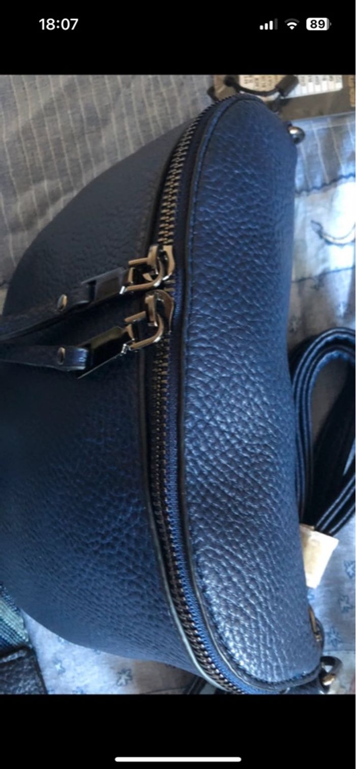 Sac banane bleu marine - photo numéro 4