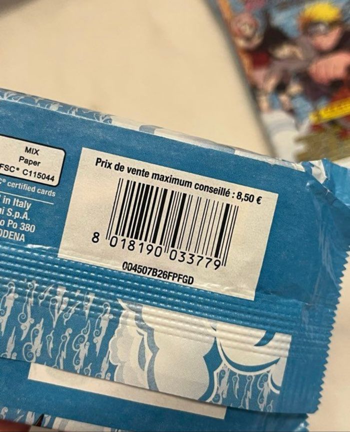 4 Mega Boosters Cartes NARUTO neufs scellés - photo numéro 7