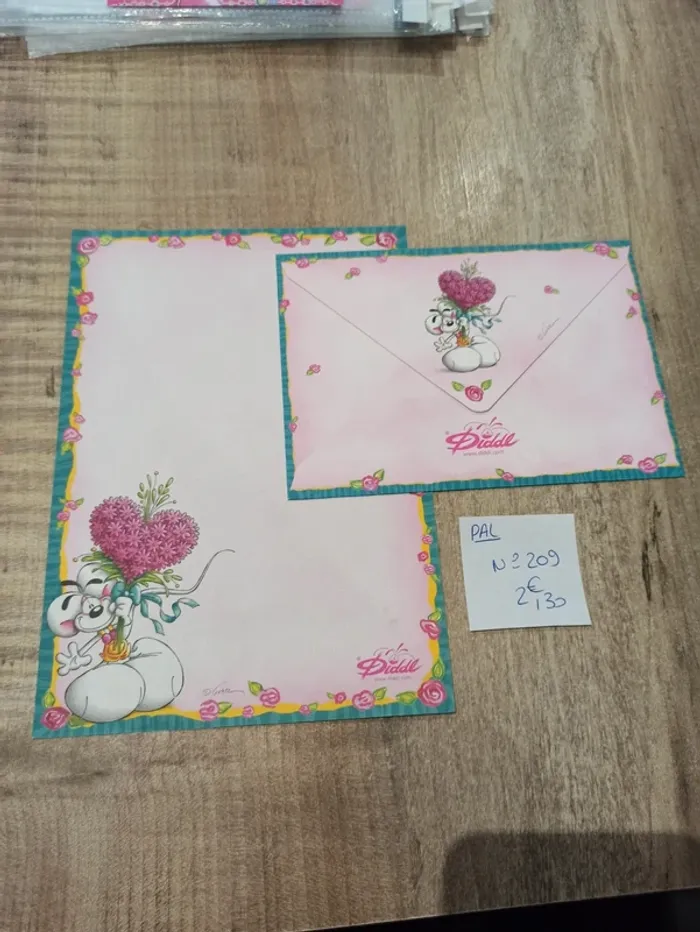 Papier à lettre Diddl 209 2,30