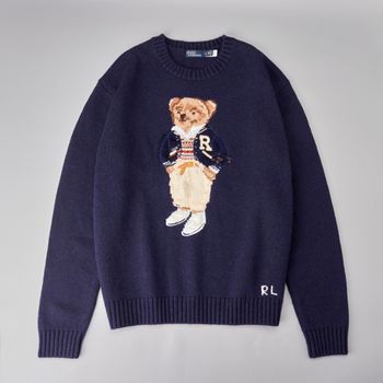 Pull bear brodé Ralph Lauren / neuf