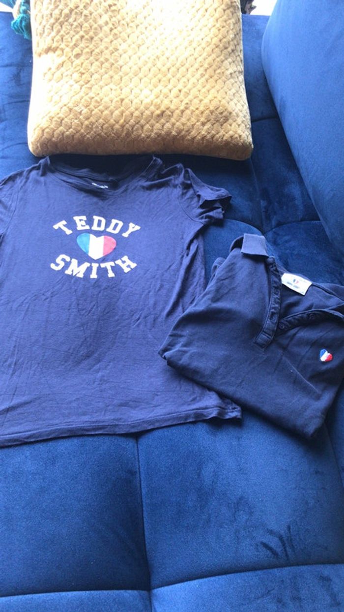 Teddy Smith t shirt 14 ans + polo offert