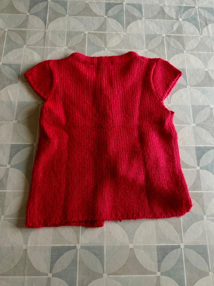 Gilet fille- 8 ans - Shiny - en très bon état - photo numéro 2