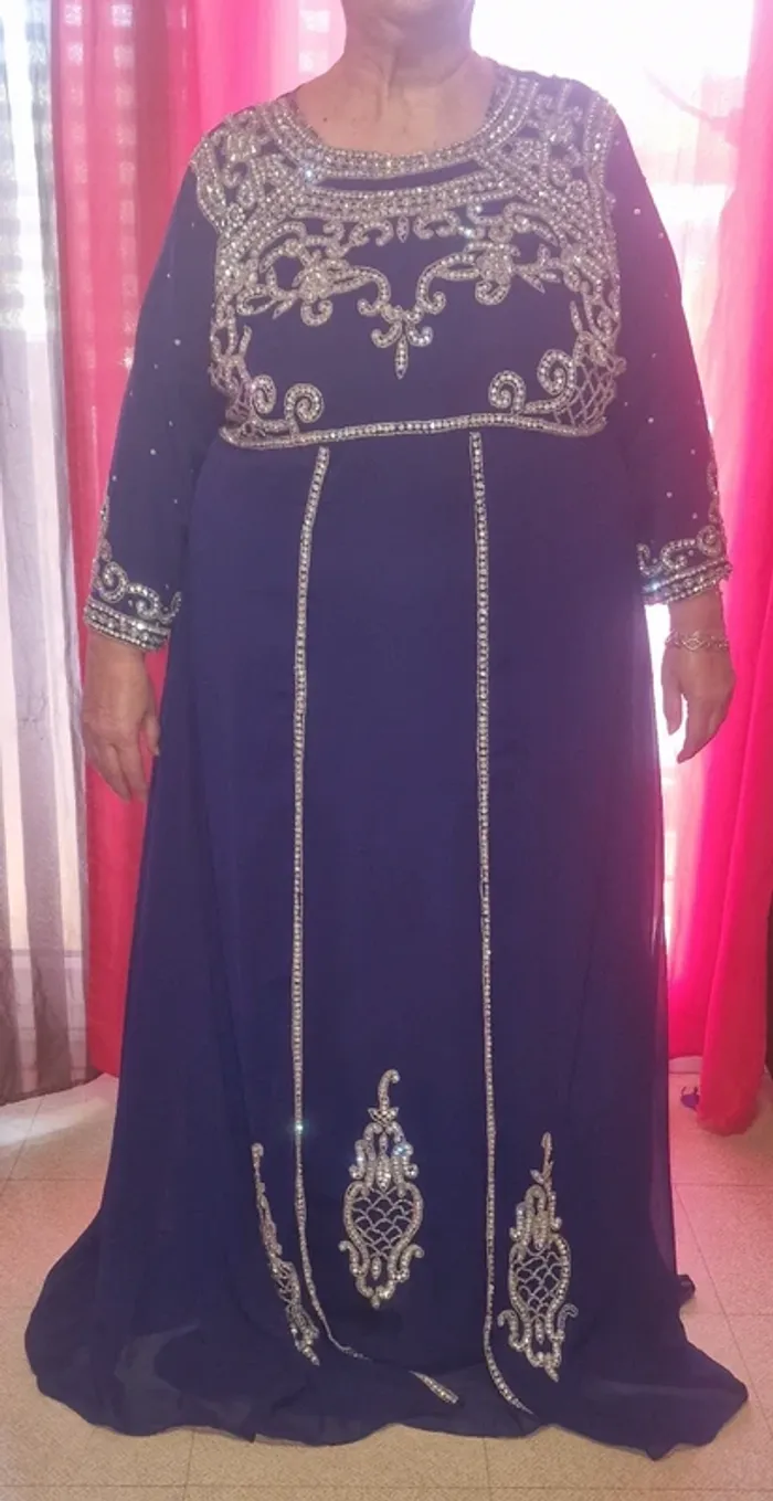 Caftan une pièce grande taille - photo numéro 8