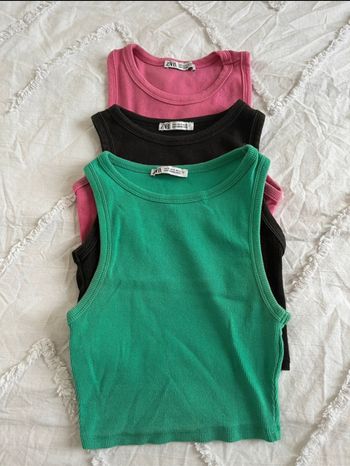 Lot de 3 débardeur Zara