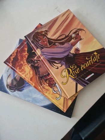 Lot  bd  les  rose  ecarlate