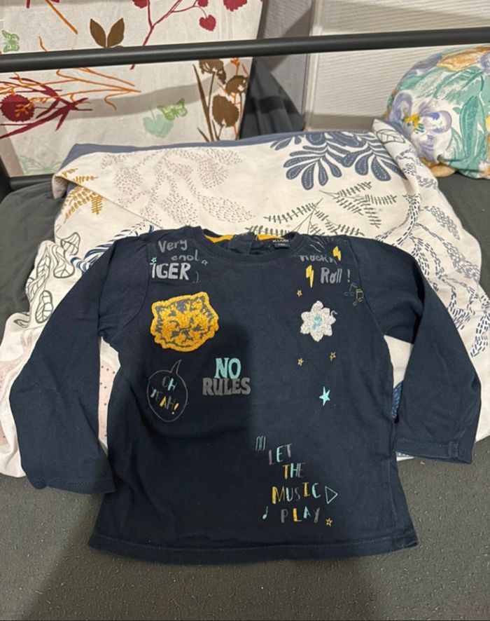 Tee-shirts ML bb garçon 24 mois🐨