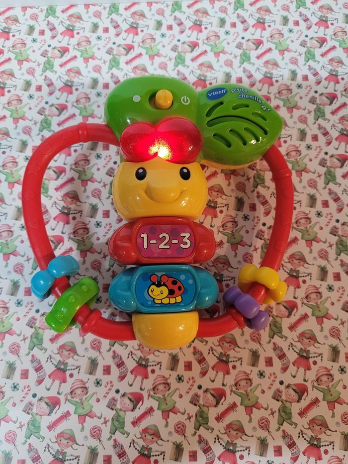 Vtech hochet musical et lumineux la petite chenille - photo numéro 2