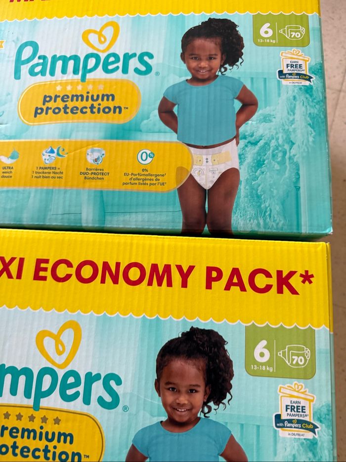 Lot de 2 maxi pack Pampers taille 6 - photo numéro 2