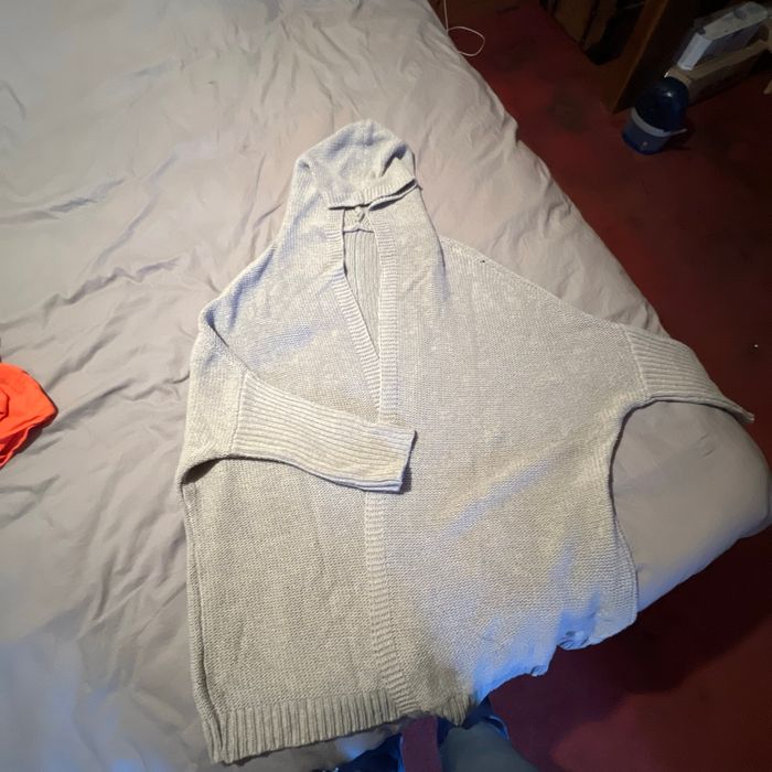 Gilet over size gris