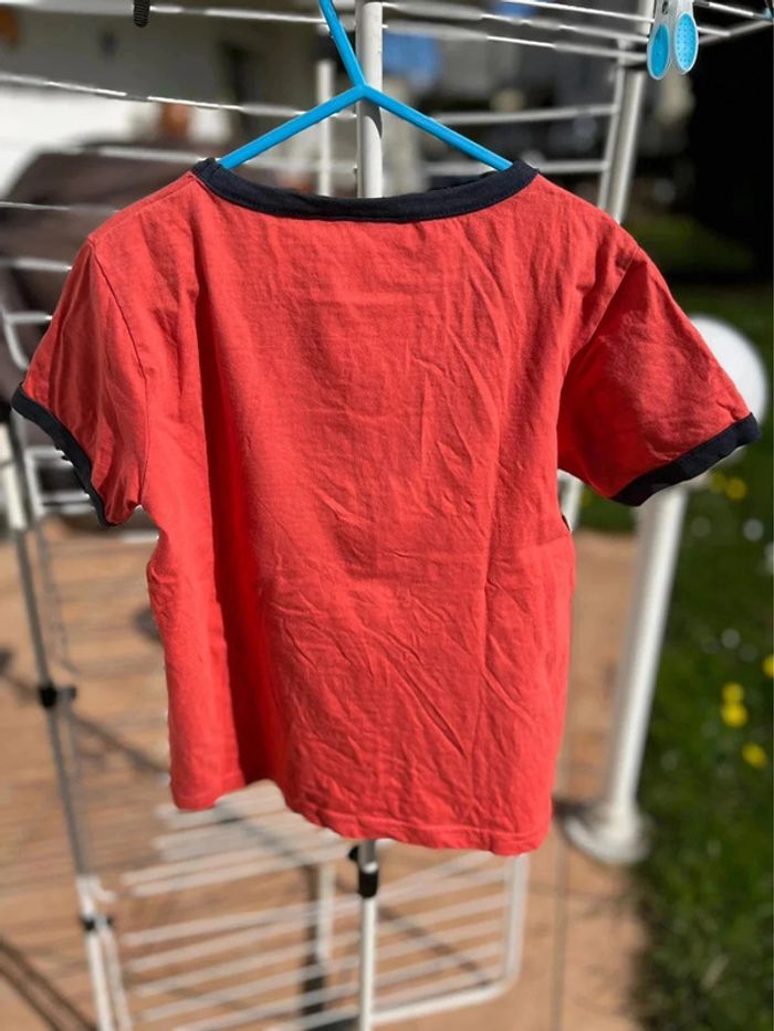 T shirt NKY taille 8 ans rouge - photo numéro 2
