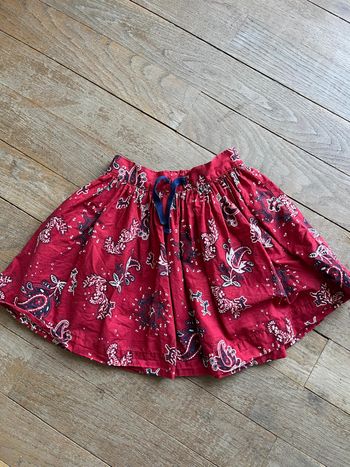 Jupe rouge Petit Bateau 4 ans