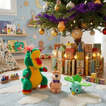 🧸 Lot de 3 Peluches Colorées & Rigolotes 🐉🐦🐶