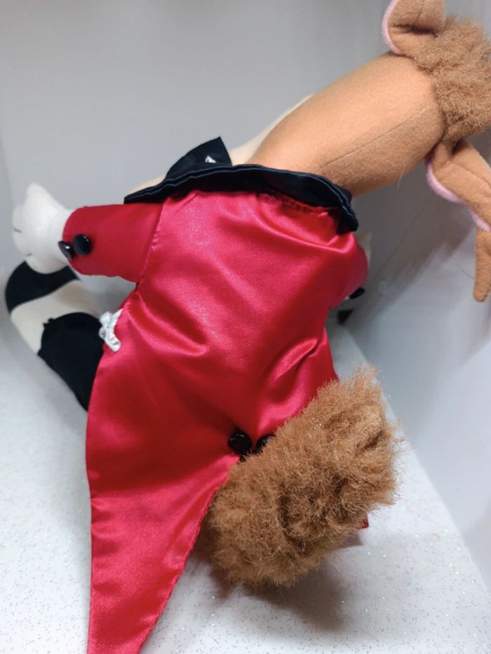 Peluche plush Teddy loup Wolf costume tenue soirée Tex Avery cartoon Turner look tropico - photo numéro 11