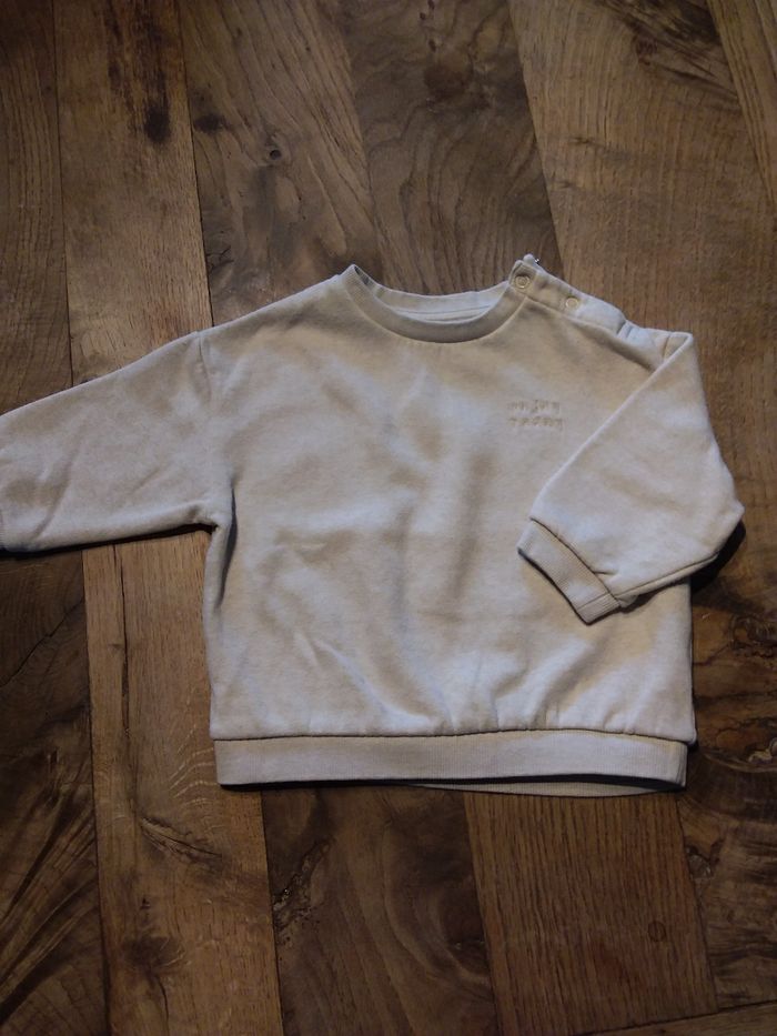 Sweat beige Kiabi