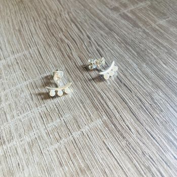 Boucles d’oreilles | argentées et perles 🌸