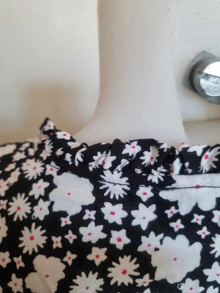 Haut fleuri noir et blanc 38 pimkie - photo numéro 7