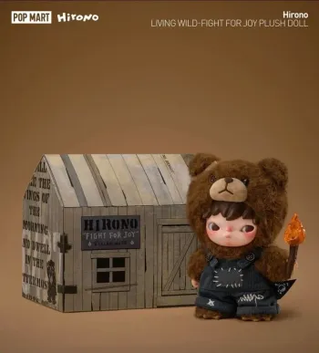 Popmart Hirono Living Wild Fight for Joy Plush Doll
