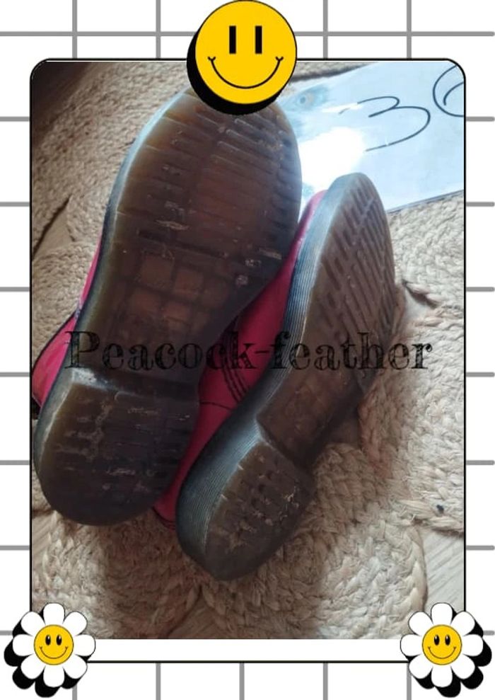 Bottines dr Martens rouges 36 - photo numéro 12