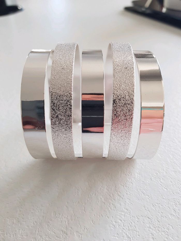 Bracelet manchette 6 cm - photo numéro 4