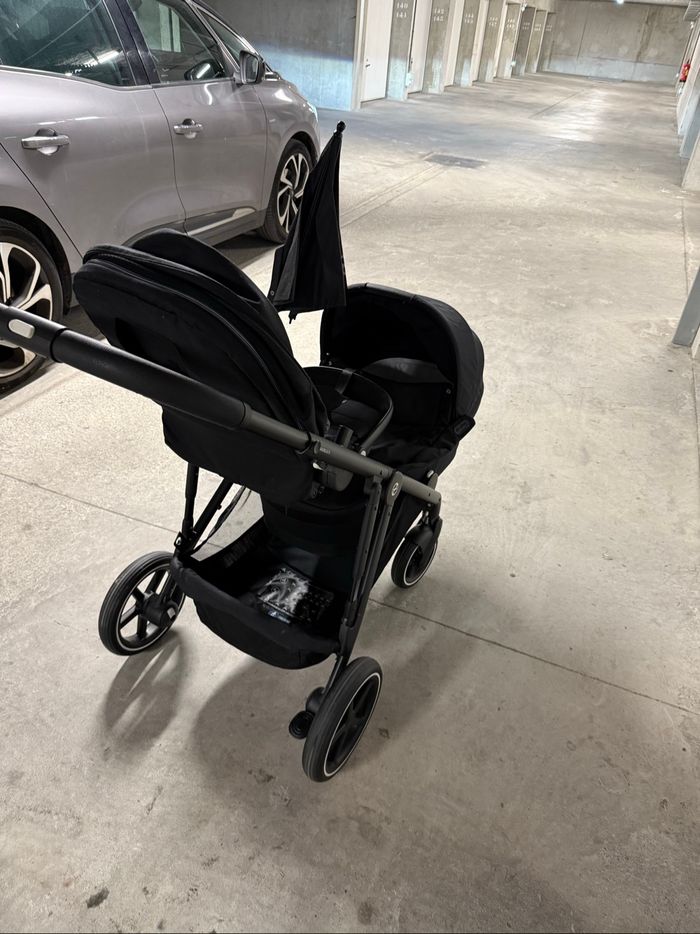 Poussette double Gazelle S Cybex + siège auto Cloud T Cybex (offert) - photo numéro 5