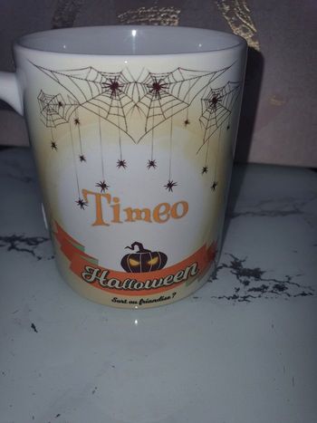 Mug halloween personnalisé
