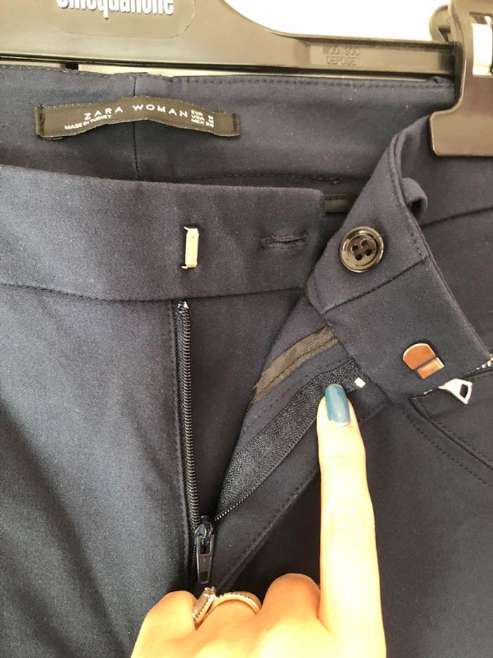 Pantalon Zara marine taille 38 🍂 - photo numéro 5