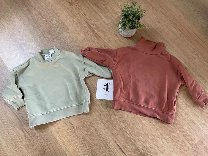 Lot de 2 pulls Zara 12-18mois
