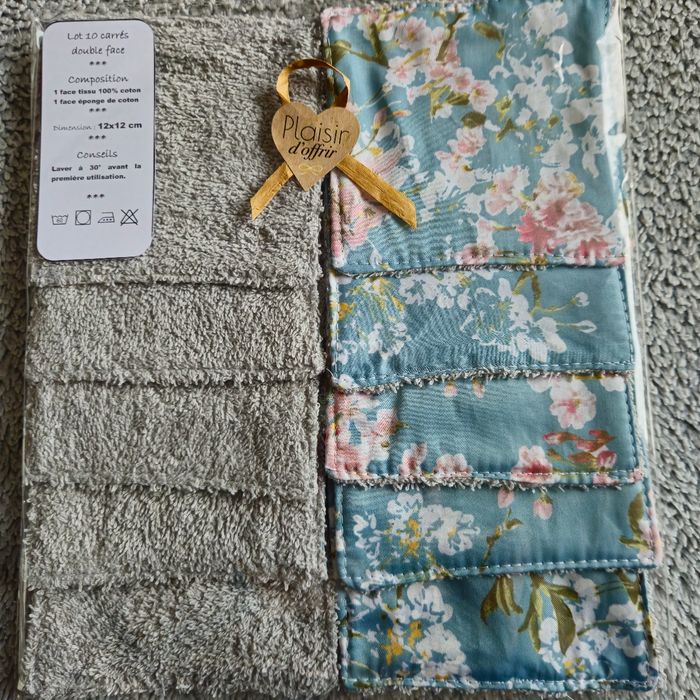 Lingettes lavables 12x12 cm